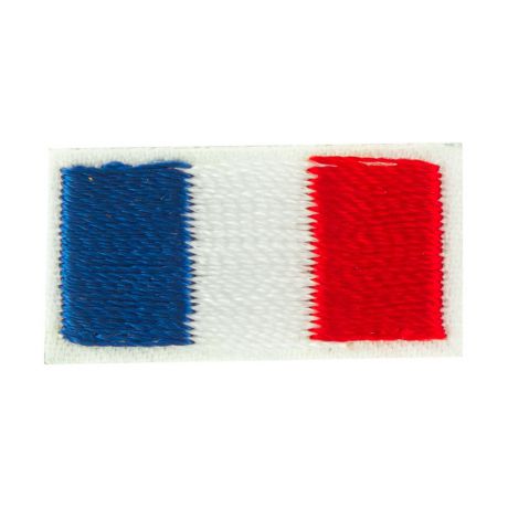 Thermocollant drapeaux Franais 2,2x1 cm