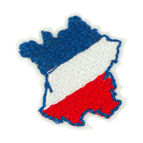Thermocollant carte de France 2,5x2,3 cm