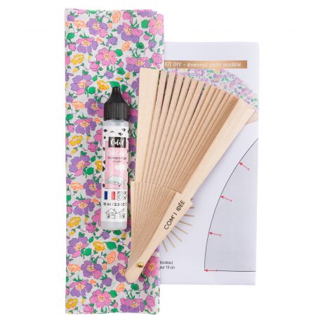 Kit �ventail petit mod�le en Liberty Com'1 Id�e