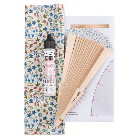 Kit �ventail petit mod�le en Liberty Com'1 Id�e