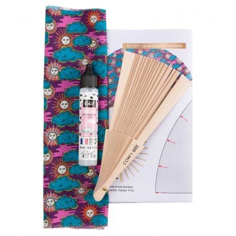 Kit �ventail petit mod�le en Liberty Com'1 Id�e