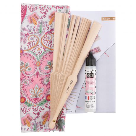 Kit �ventail grand mod�le en Liberty Com'1 Id�e