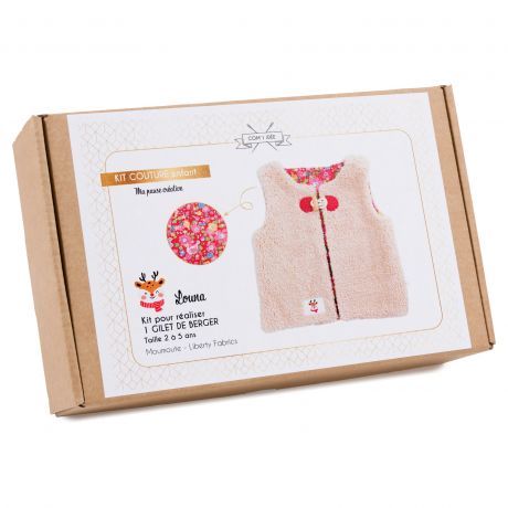 Kit pour gilet berger fille Louna Com'1 Ide