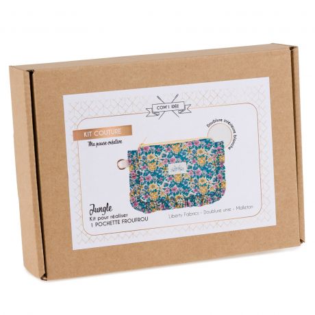 Kit pochette froufrou Liberty jungle - Com'1 Id�e