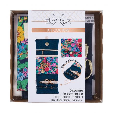 Kit petite pochette bijoux Suzanne - Com'1 Ide