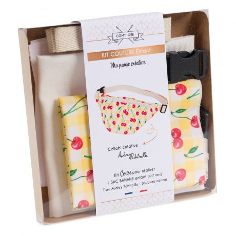 Kit sac banane enfant (T.XS) cerise - Com'1 Id�e