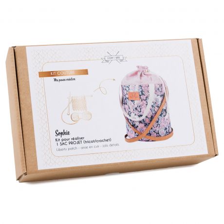 Kit sac projet crochet - tricot  Sophie - Com'1 Id�e