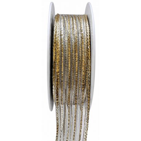 Ruban laitonn� ajour� or 25mm