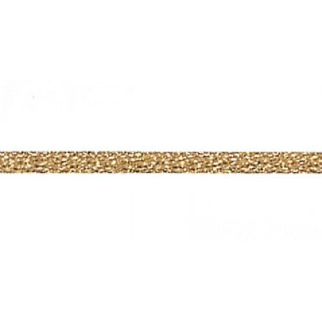 Cordelette mtallique laitonne gold 2mm