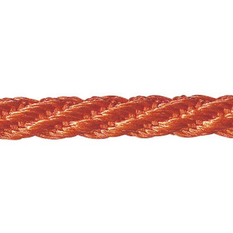 Cordon torsad brillant orange 5mm