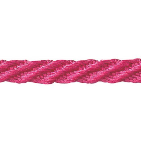 Cordon torsad brillant shocking pink 5mm