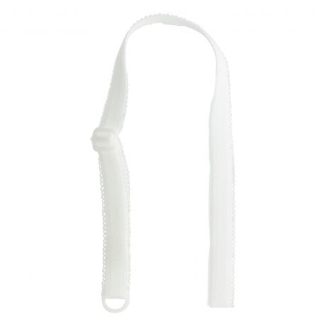 Bretelle de soutien-gorge strie blanc 1 paire