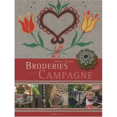 Livre broderies a la campagne