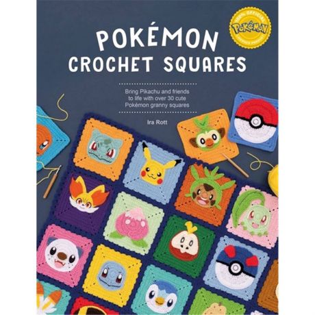 Pokemon carres au crochet-30 granny squares