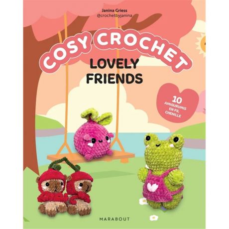 Cosy crochet-lovely friends-10 amigurumis chenille