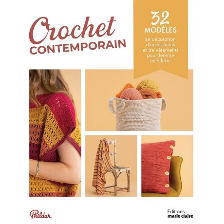 Crochet contemporain - 32 modles decoration acces