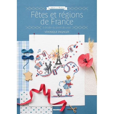 Fetes et regions de france a broder au point de cr