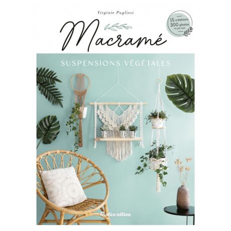 Macramé-suspensions végétales