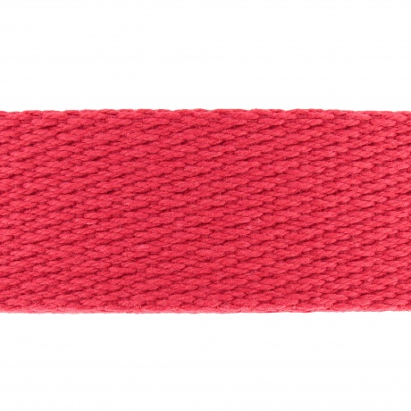 Sangle coton paisse - rouge