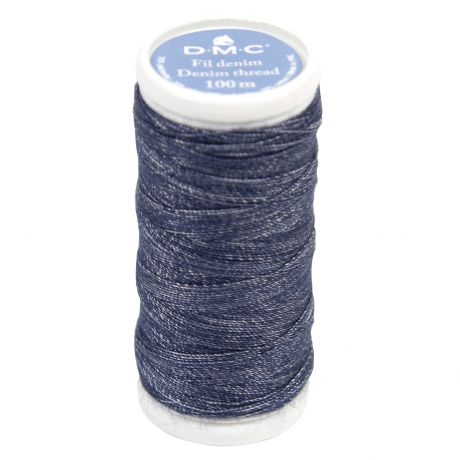 Fil jean denim � coudre tt 5/100m