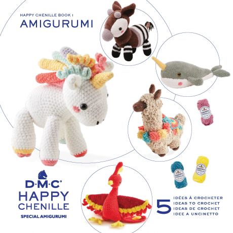 Livret DMC amigurumi Happy Chenille 5 mod�les