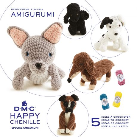Livret DMC amigurumi Happy Chenille 5 mod�les