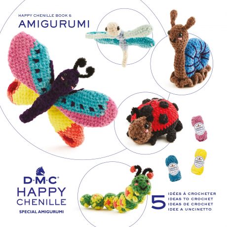 Livret DMC amigurumi Happy Chenille 5 mod�les