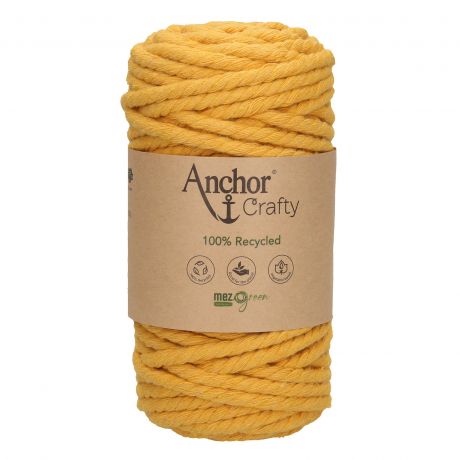 Fil Anchor macram crafty 4x250g mustard