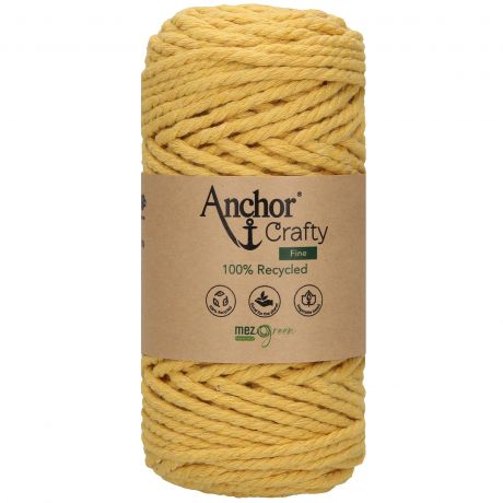 Fil Anchor macram crafty 4x250g mustard