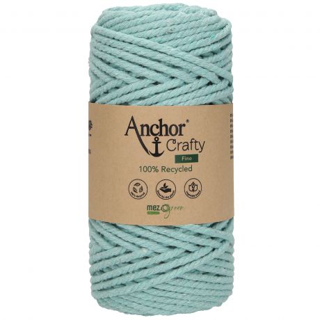 Fil Anchor macram crafty 4x250g mint blue