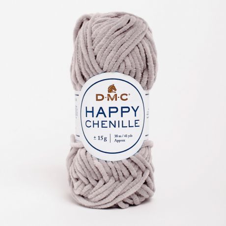 Bobine de Happy chenille DMC 10x15 gr gris