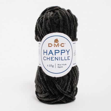 Bobine de Happy chenille DMC 10x15 gr noir