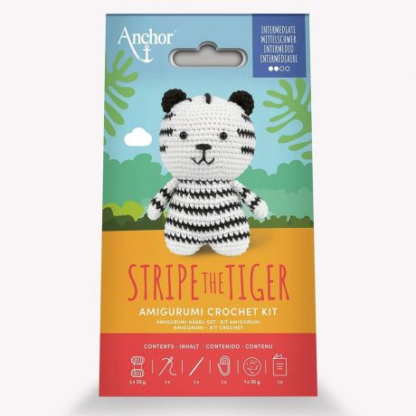 kit crochet amigurumi Anchor Strip le tigre (S)