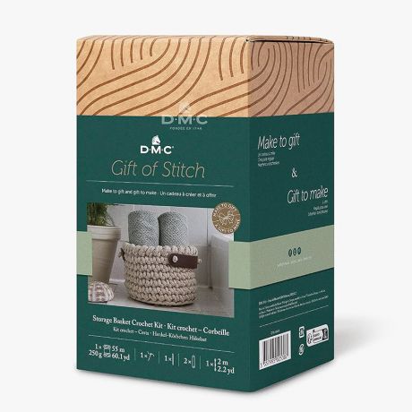 Kit crochet DMC - Corbeille de rangement