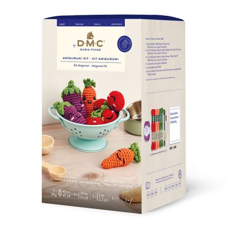 Kit crochet amigurumi DMC - Nos copains les l�gumes