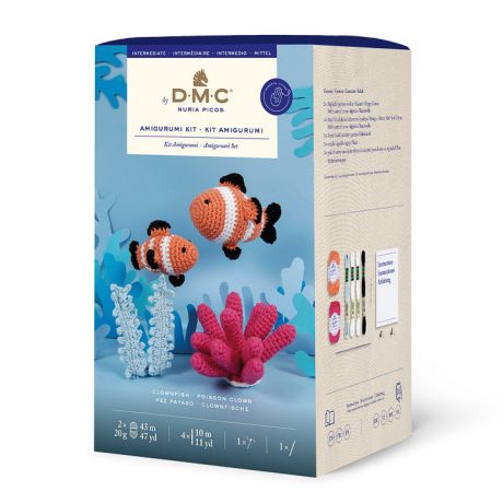Kit crochet amigurumi DMC - Poisson clown