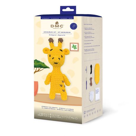 Kit crochet amigurumi DMC - Stretch la girafe XL