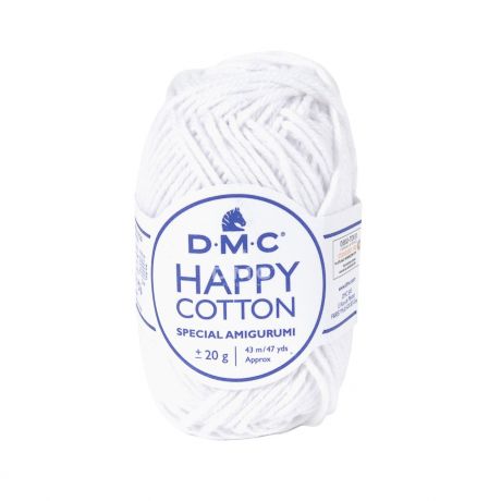 Bobine de Happy Cotton DMC 20 gr blanc