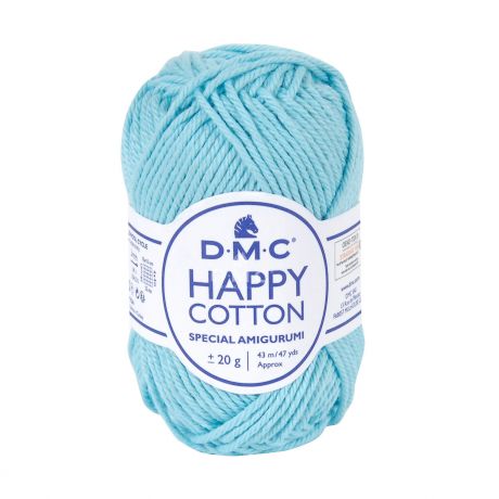 Bobine de Happy Cotton DMC 20 gr bleu turquoise