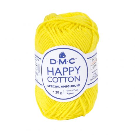 Bobine de Happy Cotton DMC 20 gr jaune citron