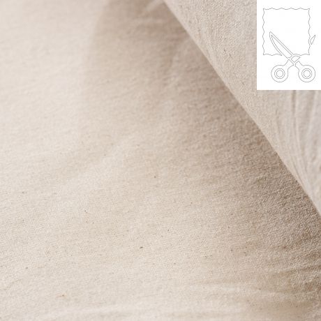 chantillon 10x10cm de toile patron paisse non traite cru