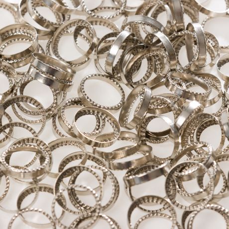 Cercle diamant Exp�dit nickel� 14mm
