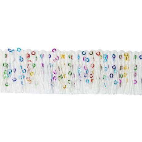 Frange fantaisie multicolore 2 cm mini-sequin