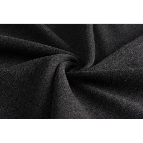 Tissu drap de laine haut de gamme gris anthracite