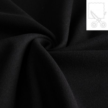 Coupon lainage noir
