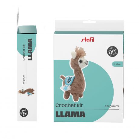 Kit crochet amigurumi Stafil lama