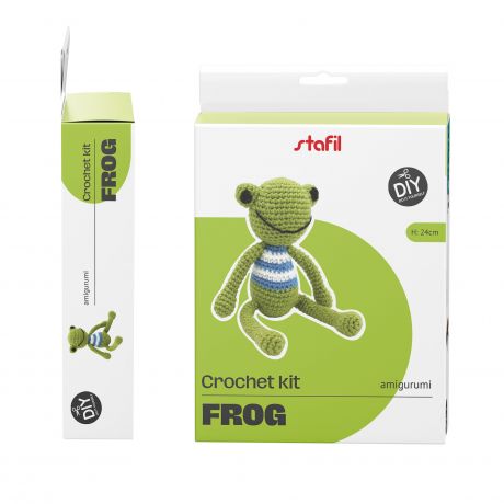 Kit crochet amigurumi Stafil grenouille