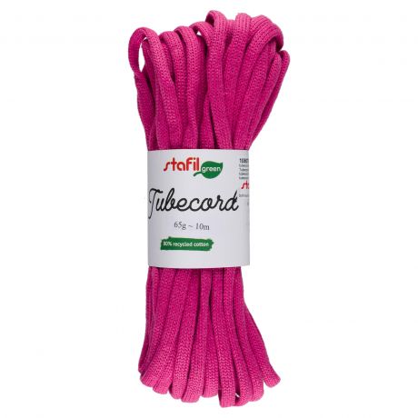 Cordon tubulaire de 6mm x 10 mètres 65g fuchsia