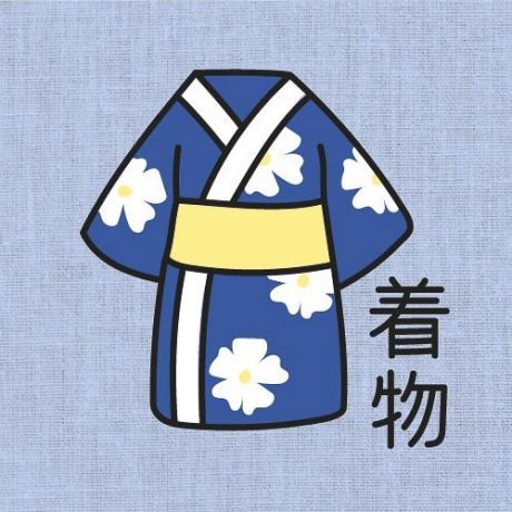 Kit broderie Fukuri avec cercle kimono (3,5 x 6 cm)