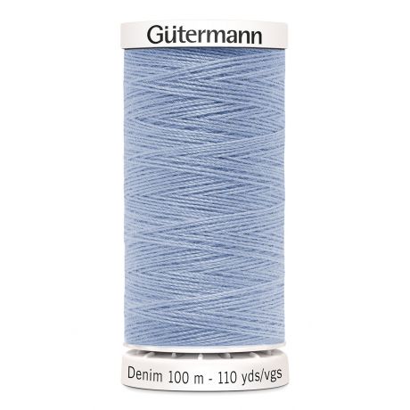Fil jean denim 100 m